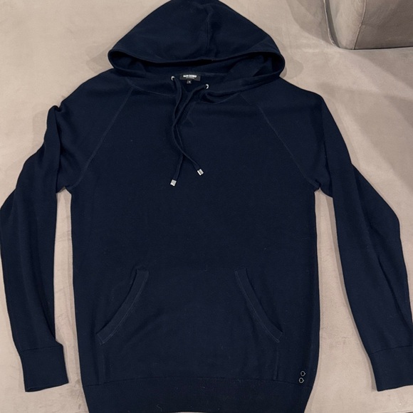 Ron Dorff Classic Navy Hoodie for Men - Picture 3 of 6